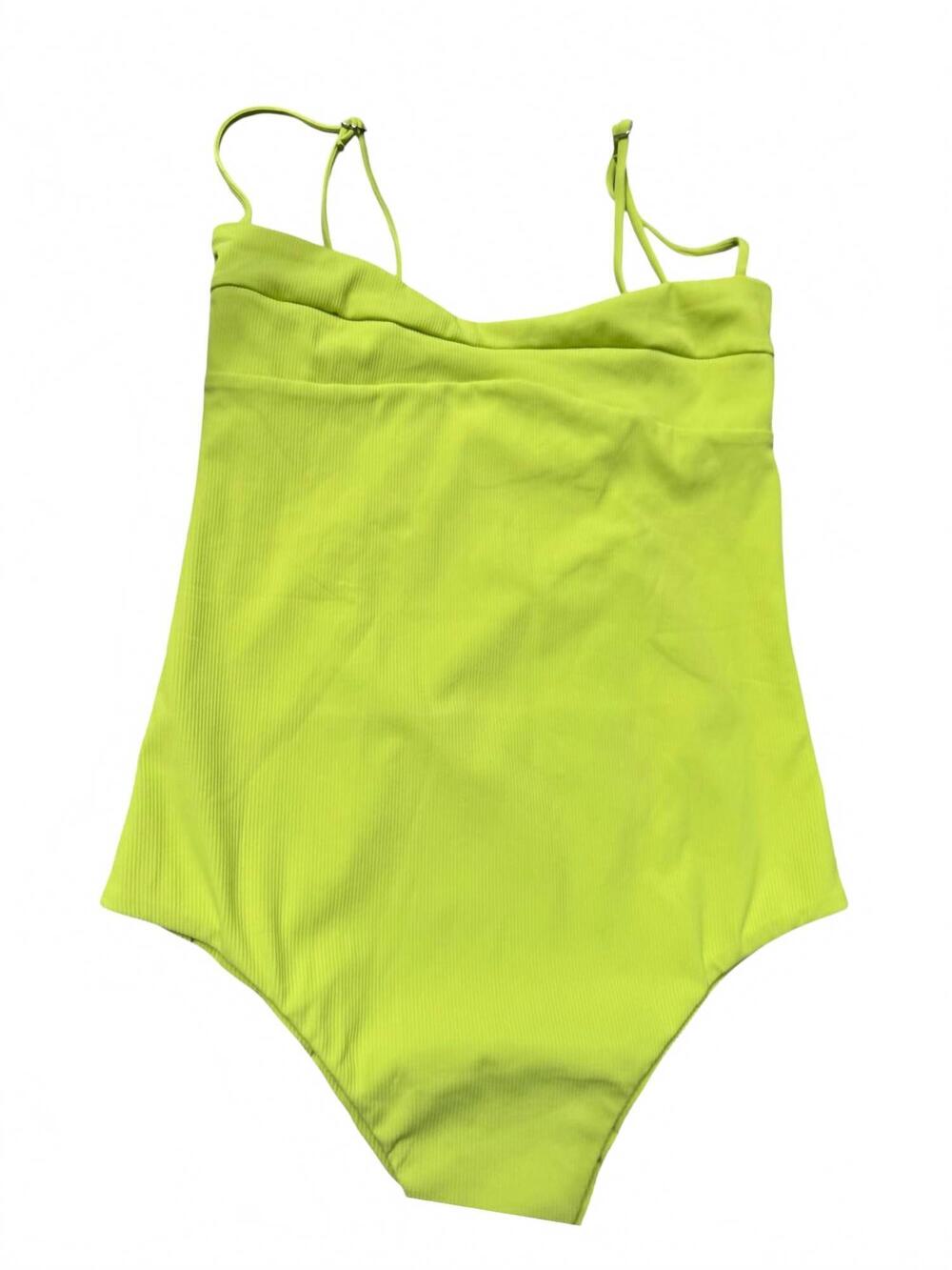 NEW AILA BLUE women's pearl one-piece in lumiere eco rib green
